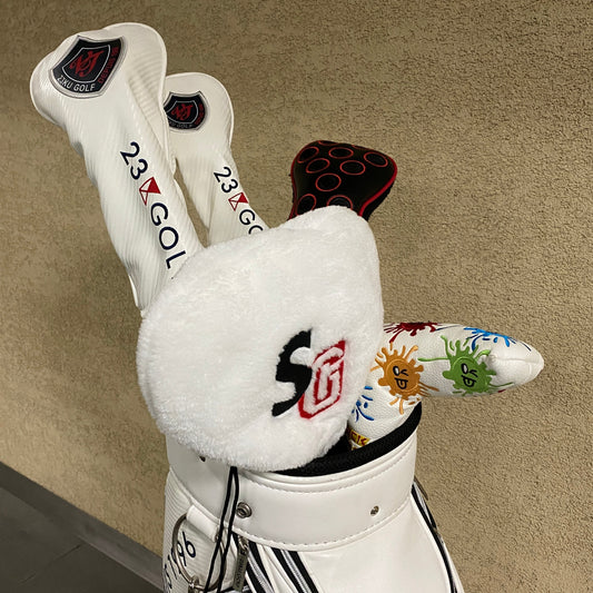 SCROS TYO GOLF バイカラーロゴ embroidery アイアンフード(カバー)