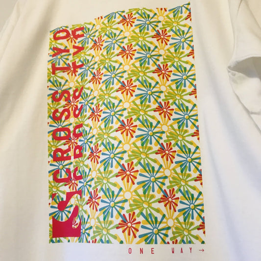 SCROSS TYO フラワーデザインシリーズ プリント Tシャツ