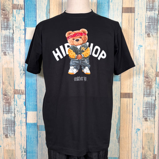 SCROSS TYO bear(hip-hop)プリント Tシャツ