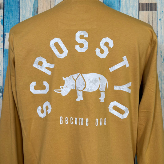 SCROSS TYO Rhino(ホワイト迷彩) -Become one- プリントロンT