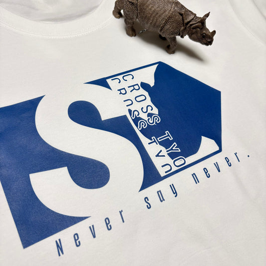 SCROSS TYO -never say never- プリントTシャツ