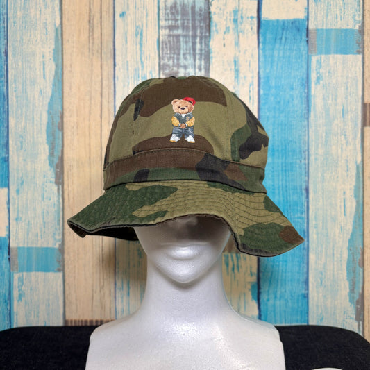 SCROSS TYO bear(cap)プリント バケットハット