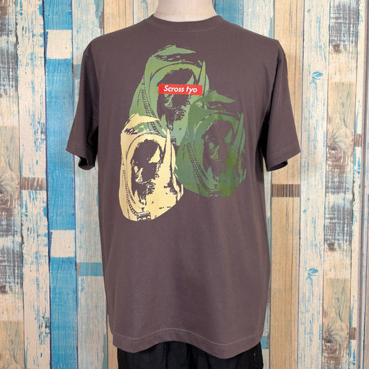 SCROSS TYO rhino プリントTシャツ