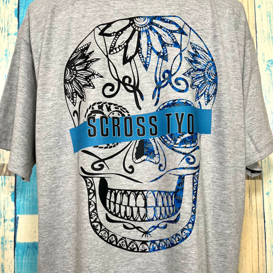 SCROSS TYO skull Ⅰ プリントTシャツ 【new color】