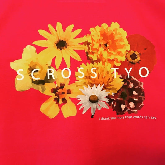 SCROSS TYO フラワーデザインシリーズ プリント Tシャツ
