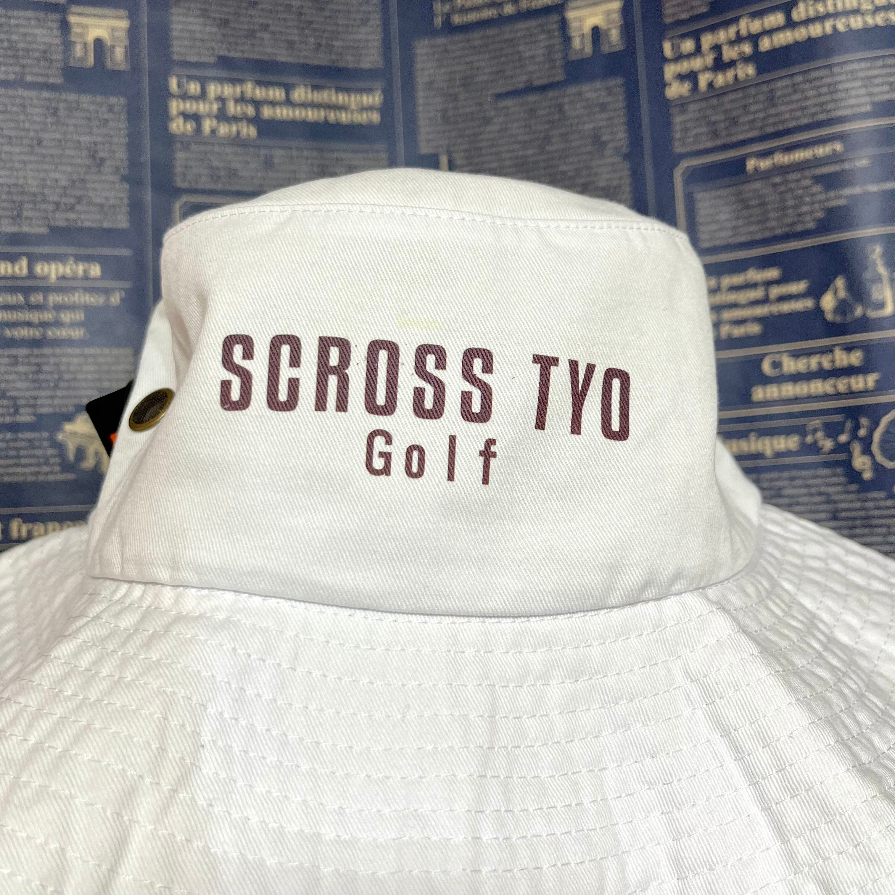 SCROSS TYO GOLF ロゴプリント バケットハット